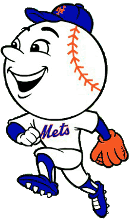 New York Mets 1995-1998 Mascot Logo iron on paper